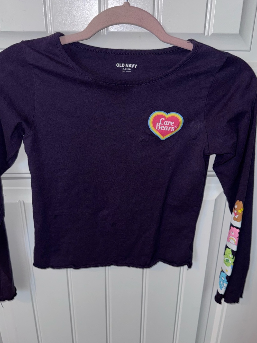 Old Navy Purple Kids' Care Bears Long-Sleeve Tee